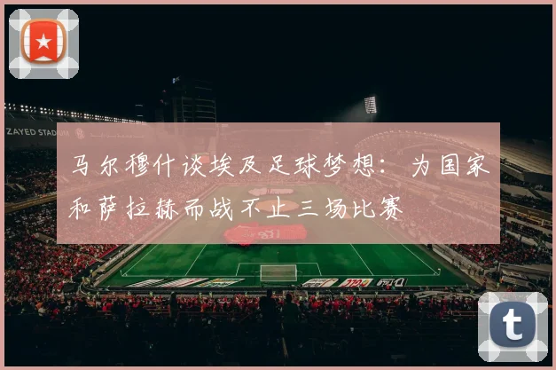 马尔穆什谈埃及足球梦想：为国家和萨拉赫而战不止三场比赛